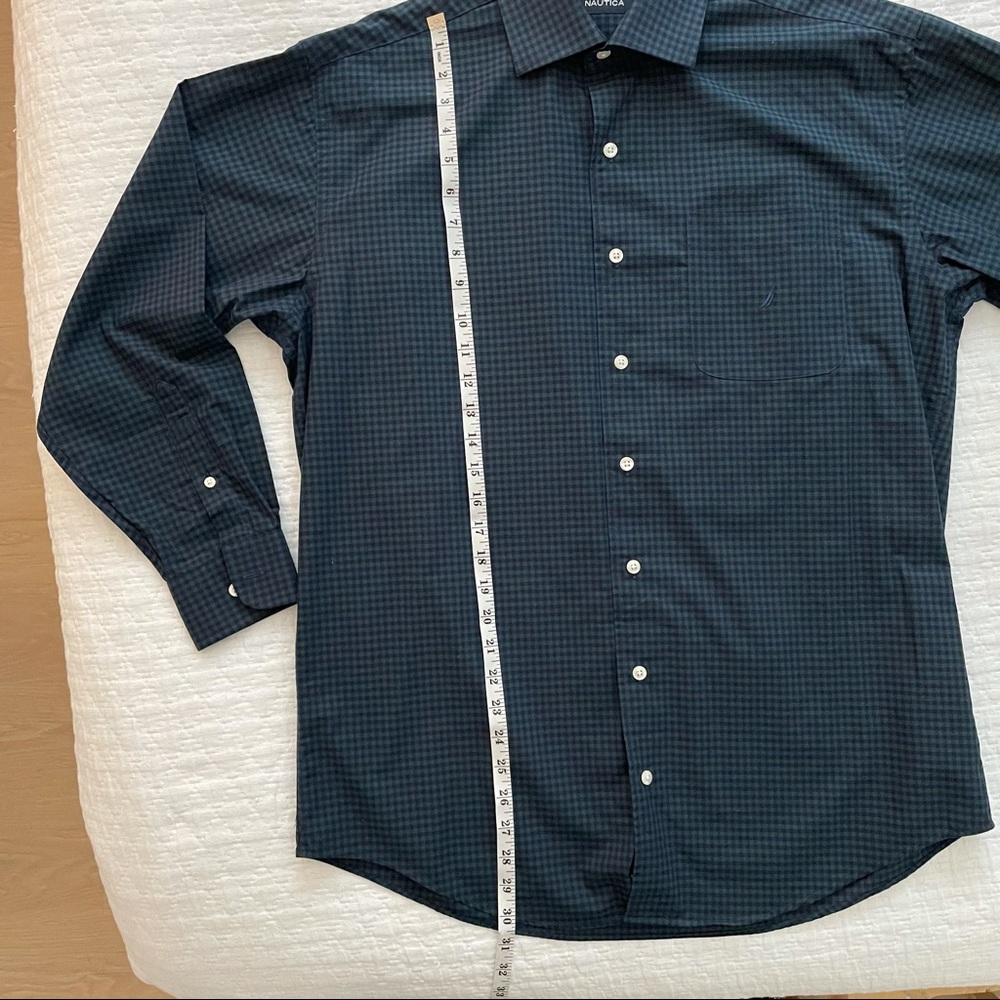 Nautica Men’s Long Sleeve Shirt Spread Col… - Picture 9 of 11